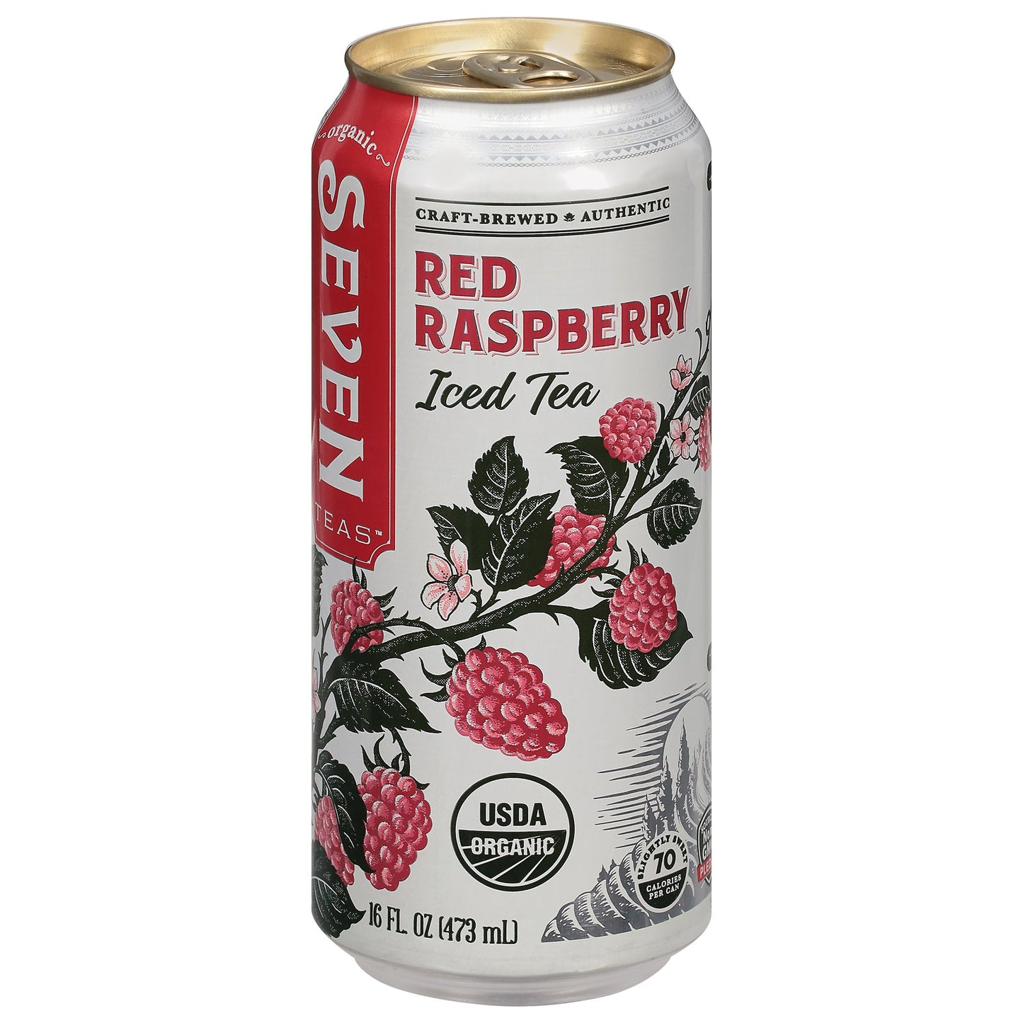 Seven Teas Organic Rojo Raspberry Tea - 12/16 fl oz