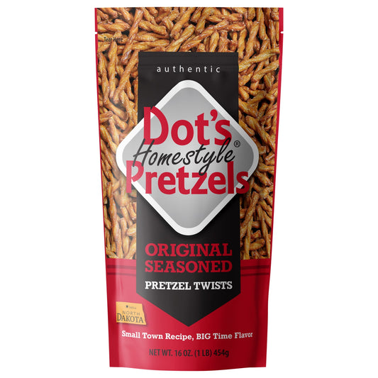 Dot's Homestyle Pretzels Original - 16 oz Bags - 10 Count Case