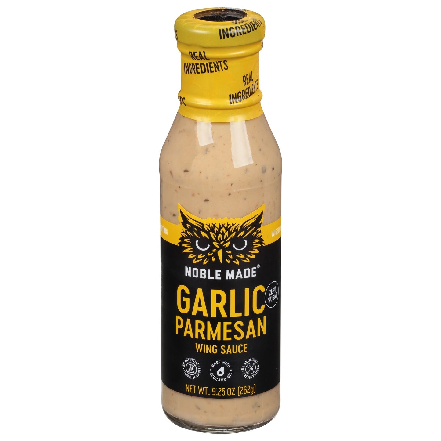 Noble Made Garlic Parmesan Wing Sauce (Pack of 6) - Premium Flavor, 9.25 oz