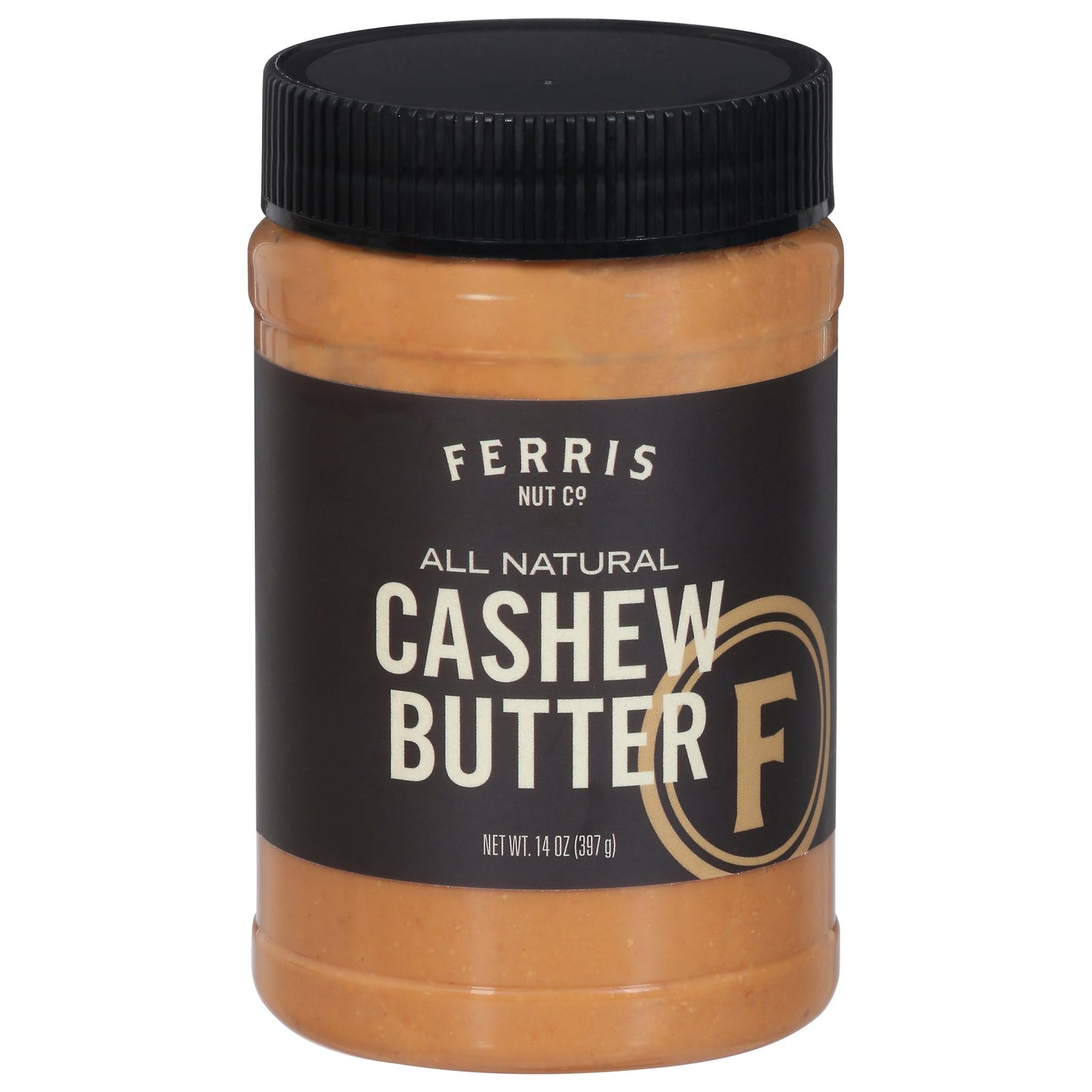 Ferris Nut Co. All Natural Smooth Cashew Butter, 14 oz  (Pack of 6)