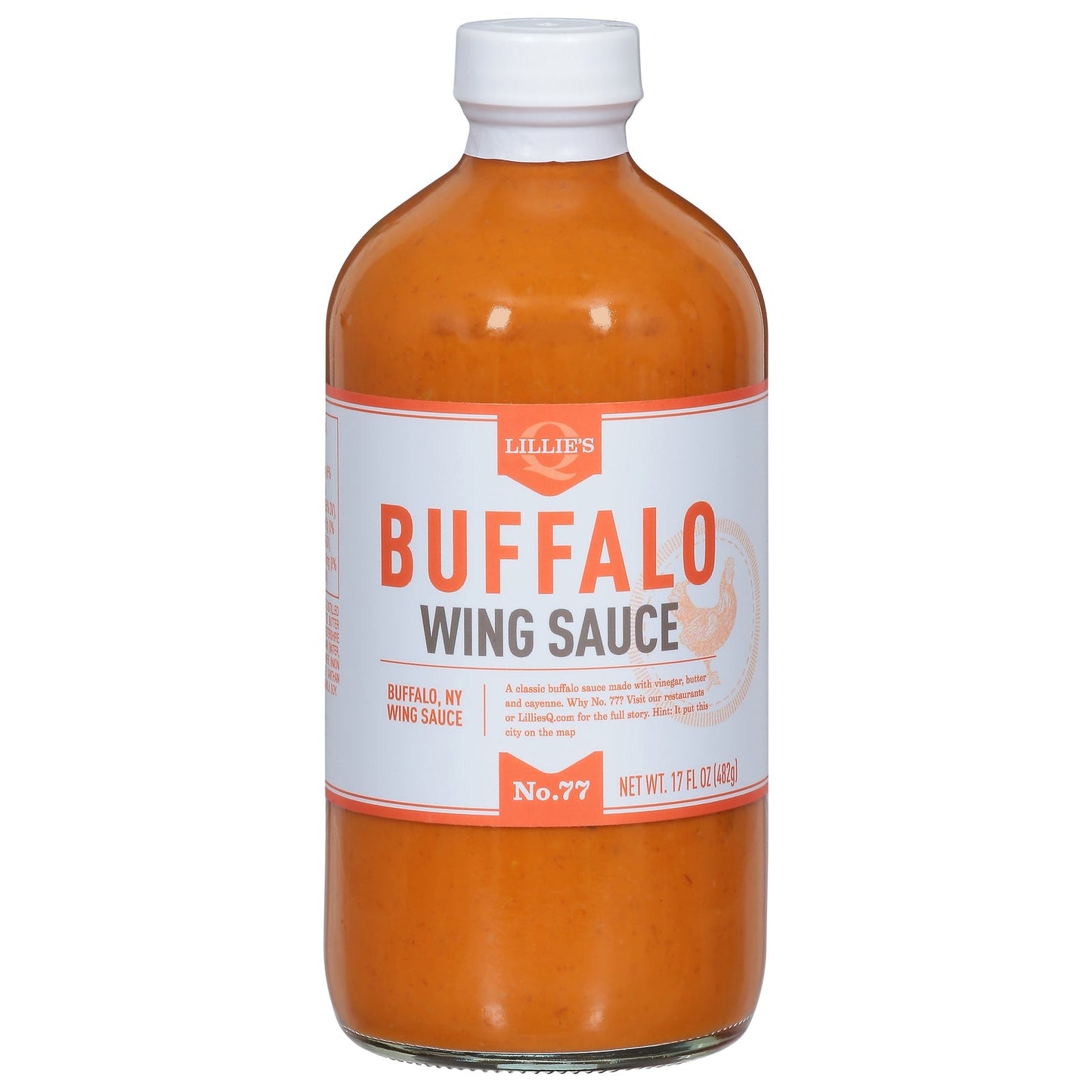 Lillie's Q Buffalo Wing Sauce (Pack of 6) - 17 fl oz  - Tangy Buffalo Wing Flavor