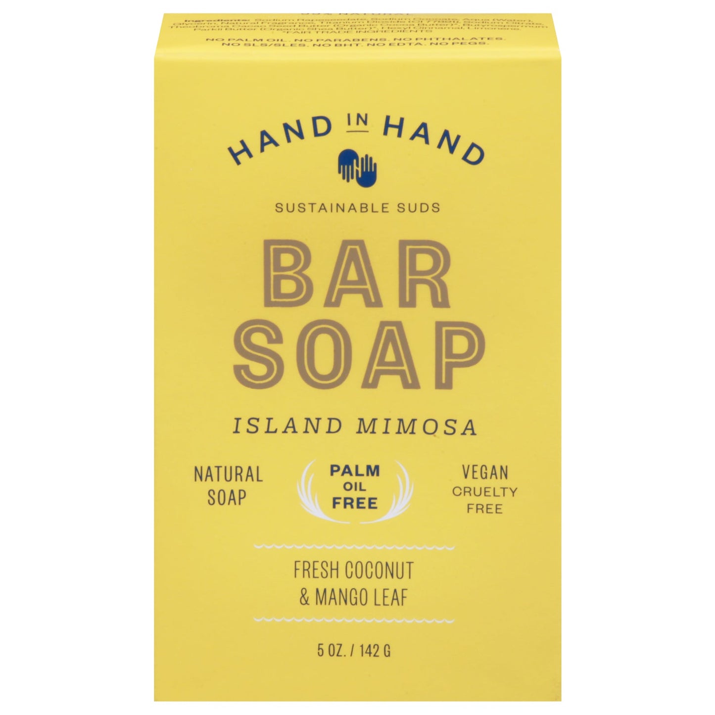 Hand In Hand Island Mimosa Bar Soap - 5 oz - Single Bar