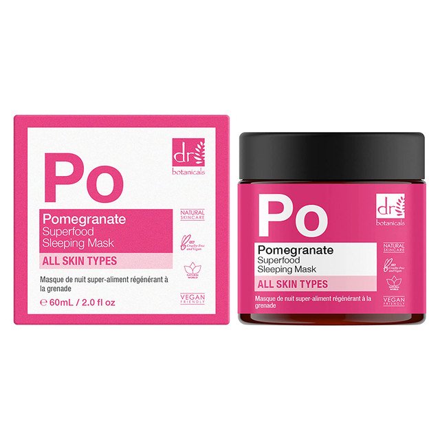 Doctor Botanicals Power of Sleep Mask: Pomegranate | 2 Fl. Oz.
