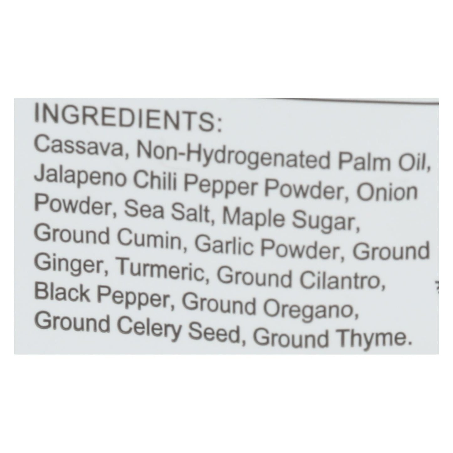 Artisan Tropic - Cassava Strips Jalapeno - Case Of 12 - 4.5 Oz