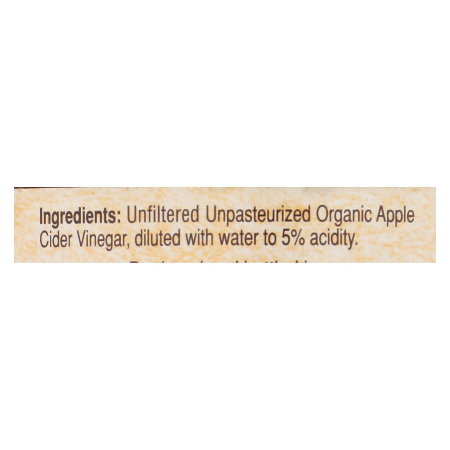 North Coast Raw Apple Cider Vinegar - 6 Pack, 32 Fl Oz