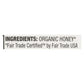 Wholesome Sweeteners Organic Unfiltered White Honey Squeeze, Case of 6, 16 oz Each