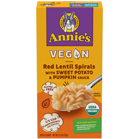 Annie's Homegrown Real Lentil Sweet Potato Mac & Cheese (Pack of 8 - 5.5 Oz.)