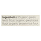 Explore Cuisine Organic Green Lentil Penne - Lentil Pasta - 8 oz, Case of 6