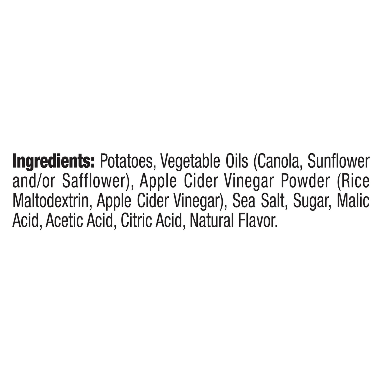 Kettle Brand Apple Cider Vinegar Potato Chips, 8 Oz (Pack of 12)
