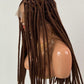 4C Natural Locs Wig "Color 4" HD Full Lace - Ready To Ship