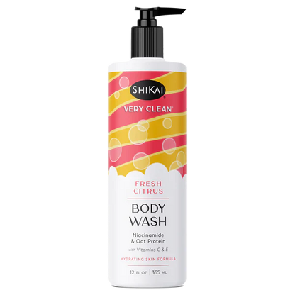 Shikai Fresh Citrus Body Wash, 12 Fl Oz