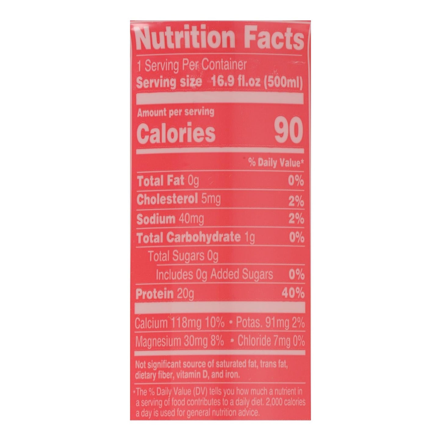 Ready Water Protein Pink Grapefruit - 20g Protein, Gluten-Free, Sugar-Free Hydration | Case of 12 (16.9 fl oz Each)