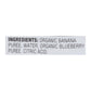 Earth's Best Organic Banana Blueberry Baby Food Puree - Stage 2 - Case Of 12 - 4 Oz.