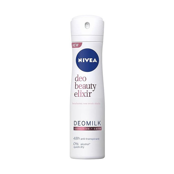 Nivea Deodorant Spray Beauty Elixir Sensitive, 150 Ml