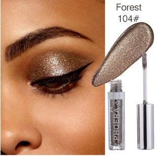 PHOERA Magnificent Metals Glitter and Glow Liquid Eyeshadow pick from 12 Colors