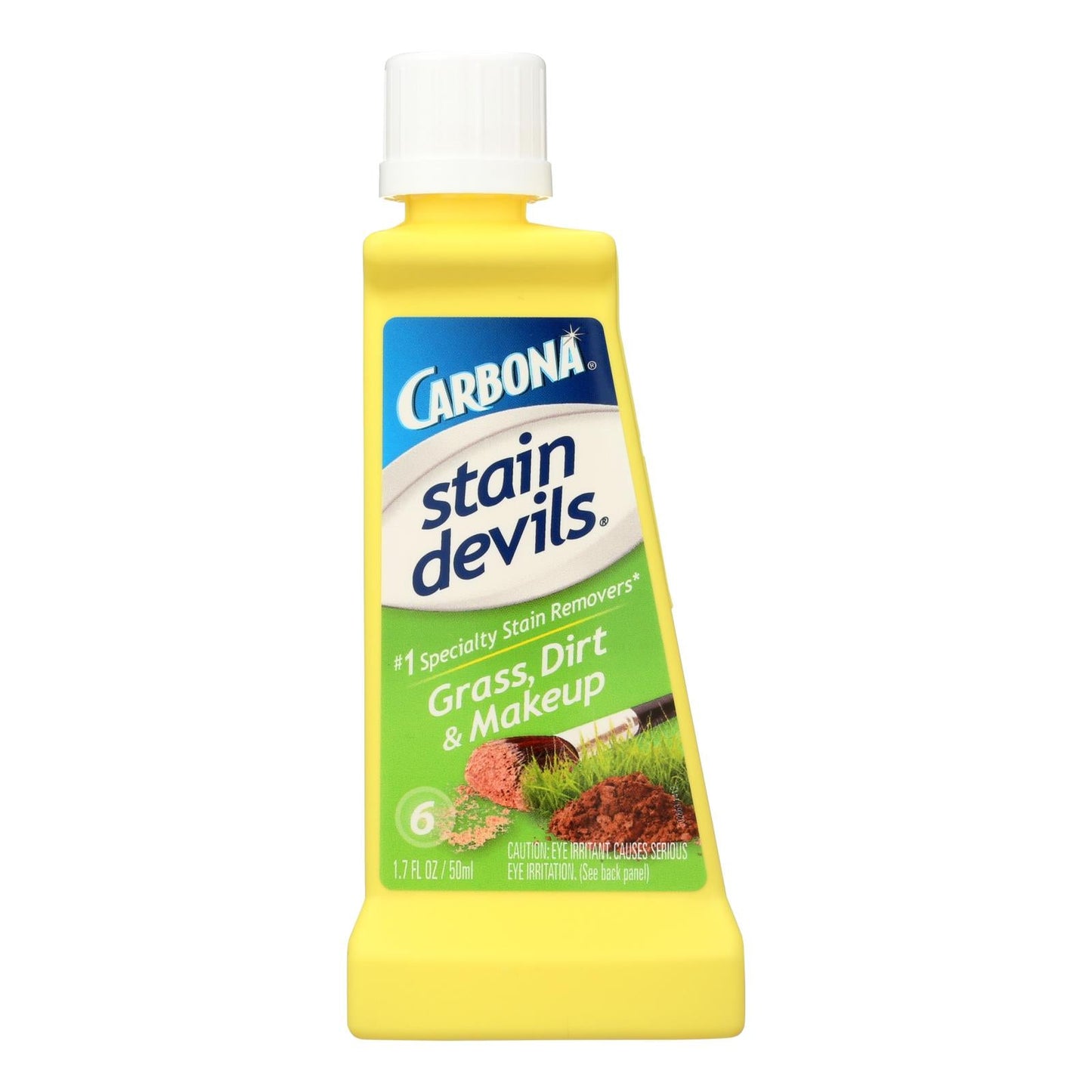 Carbona Stain Devils #6: Grass, Dirt, & Makeup Stain Remover (Case of 6) 1.7 Fl Oz Bottles