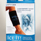 Ice It! Cold Therapy System - 6x9" Reusable Gel Ice Pack with Wrap for Knee, Shoulder & Back Pain Relief