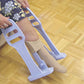 Stocking Aid with Heel Guide for Compression Hose - Easy On, Wide Cone, Long Handles