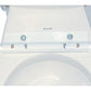 Adjustable Toilet Safety Rail with Waterfall Armrests - 300 lbs Capacity