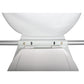 Adjustable Toilet Safety Rail with Waterfall Armrests - 300 lbs Capacity