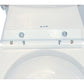 Adjustable Height Toilet Safety Frame with Padded Arms, 300 lb Capacity