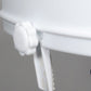 Raised Toilet Seat with Lid, 4 Inch Lift, Savannah Style - Easy Install & Hygiene Cutouts