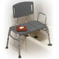 Heavy-Duty Transfer Bench with Adjustable Back & Arms, 500 lbs Capacity