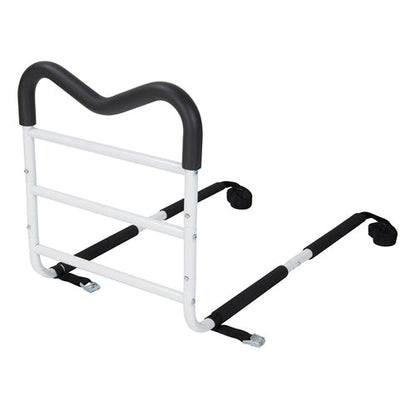 Home Bed Assist Rail - M-Rail Safety Handle with Adjustable Strap & Storage Pouch - Fits Twin to King