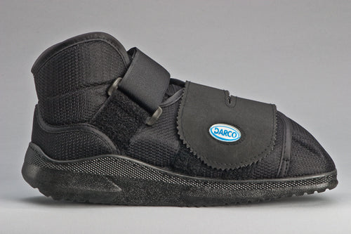 Hi All Purpose Boot - X-Small - Post-Op Shoe for Women's Size 3-5.5 - Square Toe, Rocker Sole, Traction Tread