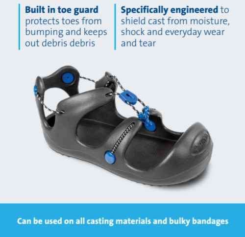 Body Armor Cast Shoe - Women's Small - Cast Boot for Injury Recovery & Protection