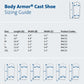 Body Armor Cast Shoe - Women's Large - Shock Absorbing, Secure Bungee Closure