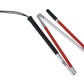 Folding Blind Cane - 42 Inch Lightweight Reflective Walking Stick