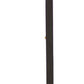 Deluxe Black Adjustable Offset Cane with Comfort Grip and Wrist Strap