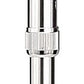 Adjustable Aluminum Walking Cane - Silver with Comfort Grip - 300 lb Capacity