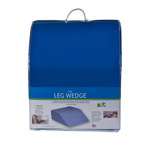 Alex Orthopedic Leg Wedge - Navy - Elevating Foam Pillow for Swelling Relief