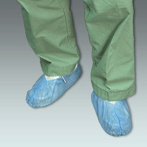 Non-Skid Surgical Shoe Covers - Regular, 50 Pair Pack - Polypropylene Physician Supplies