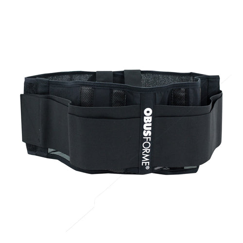 ObusForme Back Support Belt - Unisex Large/X-Large - Black - Lower Back Pain Relief & Posture Correction