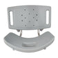 Blue Jay Bathroom Shower Chair with Back - Aluminum Frame, Adjustable Height, 300 lb Capacity