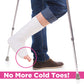 Sock It To Me Non-Slip Cast Sock - Latex-Free Warm Toe Cover - Blue Jay Brand - Pair