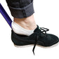 Blue Jay Brand 18 Inch Plastic Shoehorn - Light Blue, Long Handled Dressing Aid