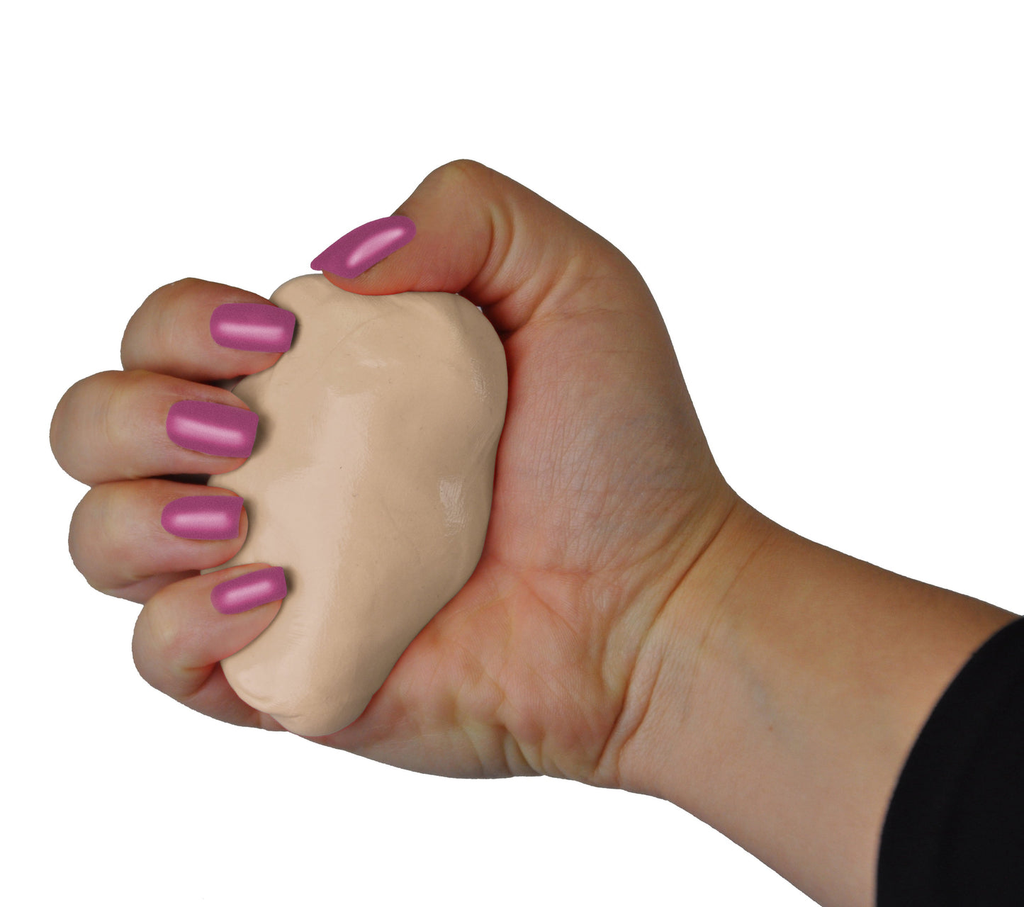 XXSoft Hand Therapy Putty 2 oz - Squeeze 4 Strength Light Beige - Hand & Finger Exercise