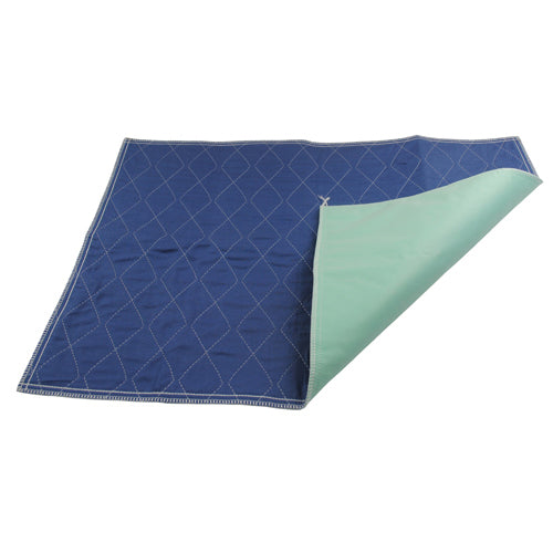 Blue Jay Reusable Absorbent Chair Pad 18 x 24 Navy Blue, 2-Pack