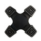Stand Up Cane Tip - Quad Base - 3/4 Inch - Enhanced Traction & Stability
