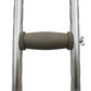 WALK WITH ME Adult Aluminum Crutches, Adjustable Height, 350 lbs Capacity - Case of 8 Pairs