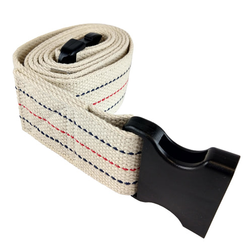 Gait Belt with Quick Release Buckle, 2 x 60 Inch, Striped Blue Jay Brand