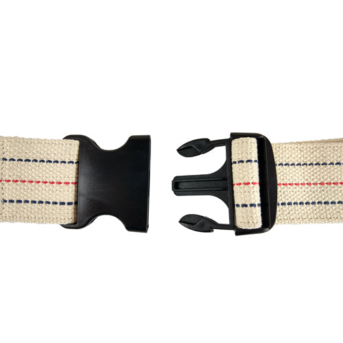 Gait Belt with Quick Release Buckle, 2 x 60 Inch, Striped Blue Jay Brand