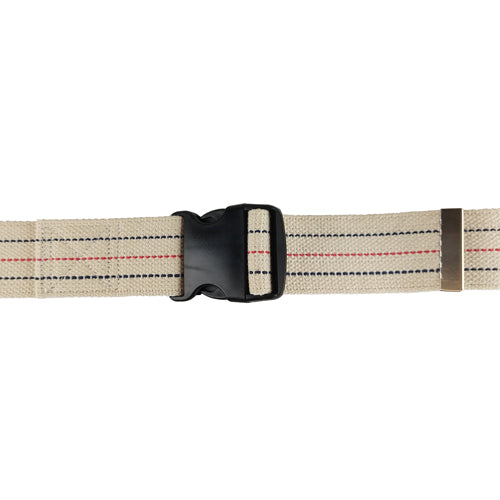 Gait Belt with Quick Release Buckle, 2 x 60 Inch, Striped Blue Jay Brand