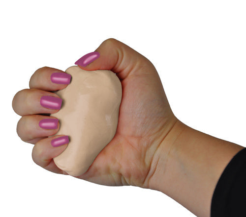Squeeze 4 Strength 5 lb XXSoft Hand Therapy Putty - Light Beige - Hand Strengthening Exercise Putty