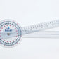Take A Range Check 12" Plastic Goniometer - 360 Degree ISOM Scale for Physical Therapy