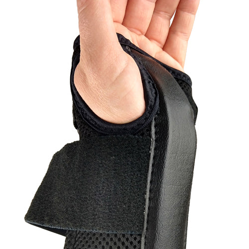 Blue Jay Deluxe Carpal Tunnel Wrist Brace - Right Hand, L/XL - Black
